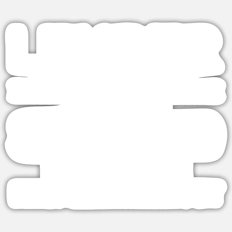 Lehrer Superheld - Sticker Größe S (10 x 10 cm) - Mattweiß