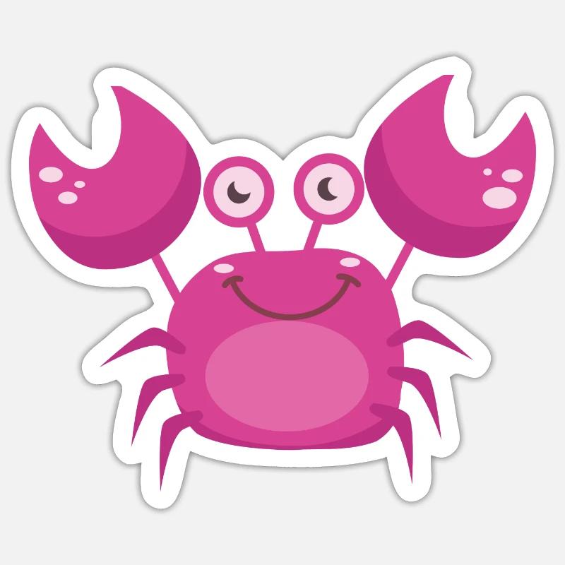 crab Sticker size S (10 x 10 cm)