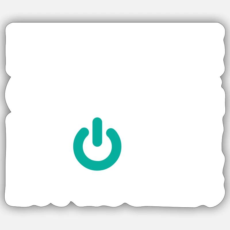 Gaming Mode In Progress - Sticker size S (10 x 10 cm) - white matte