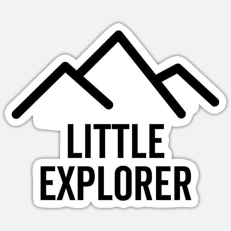 Kleiner Entdecker Sticker Größe S (10 x 10 cm)