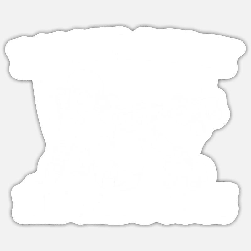 Roller Derby - Sticker taille S (10 x 10 cm) - blanc mat