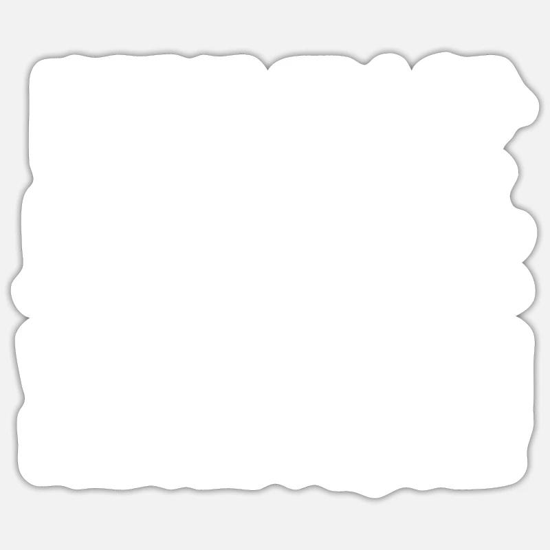 Meine Frage Wecker Stellen Oder Kündigung - Sticker Größe S (10 x 10 cm) - Mattweiß