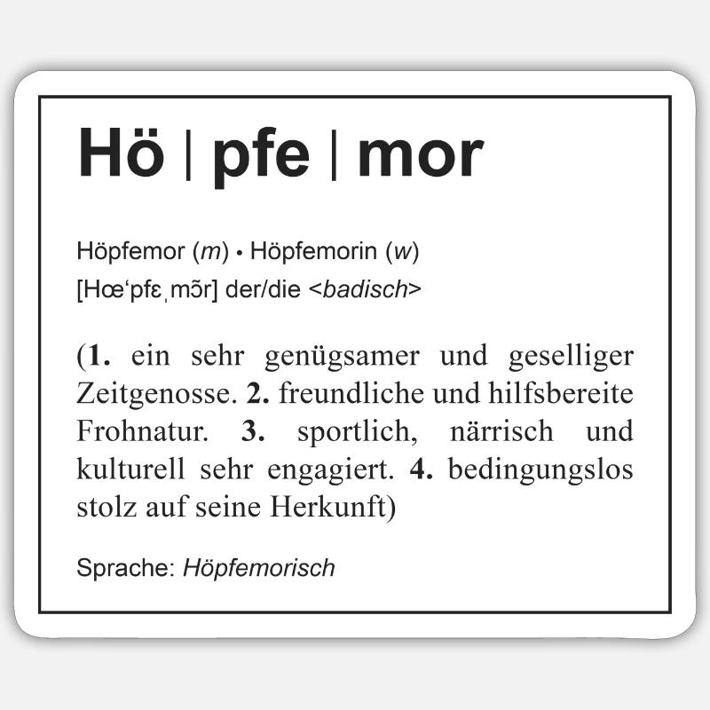 Sticker Größe S (10 x 10 cm) -