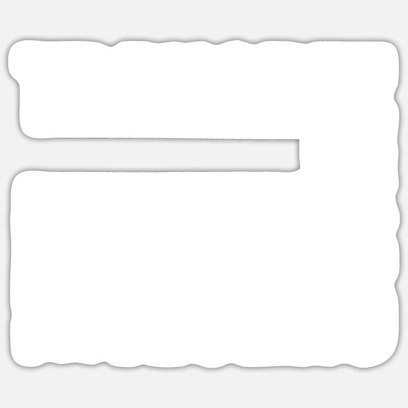 rave techno dance trance - Sticker size S (10 x 10 cm) - white matte
