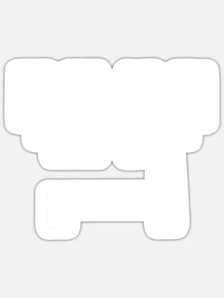 Pixel Herz-Traurig / Smile / Liebe - Sticker Größe S (10 x 10 cm) - Mattweiß