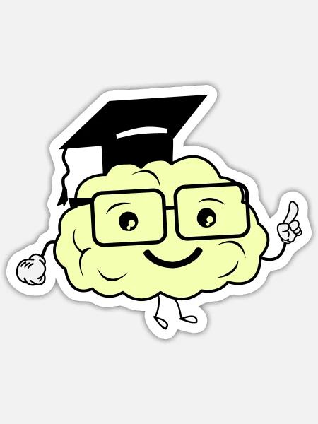 - Sticker size S (10 x 10 cm) - white matte