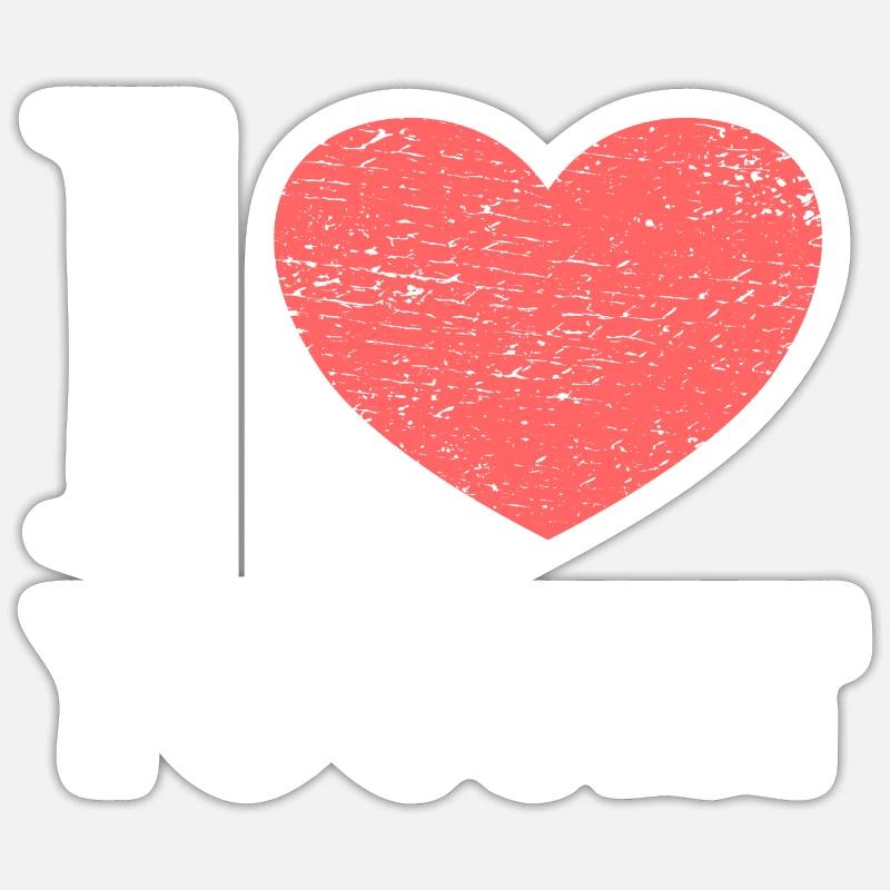J’adore le yogourt - Sticker taille S (10 x 10 cm) - blanc mat