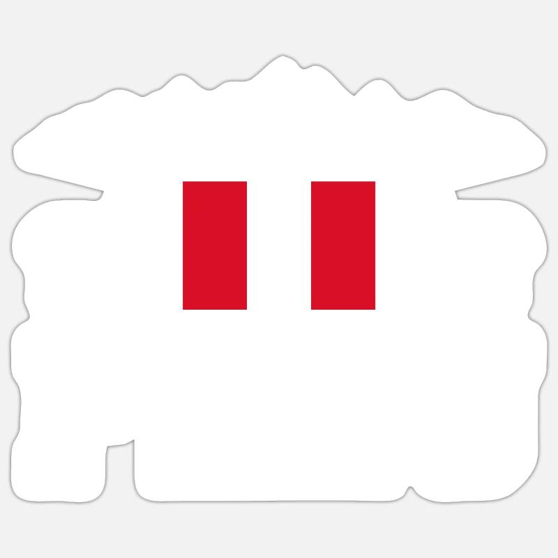 Pérou Sticker taille S (10 x 10 cm)