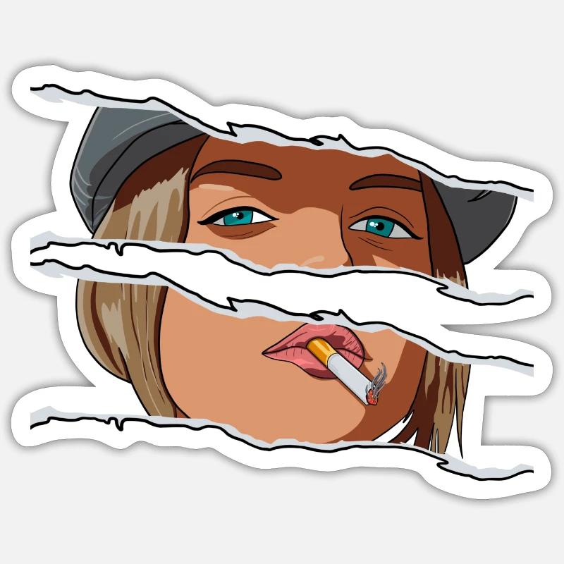 Sticker Größe S (10 x 10 cm) - 