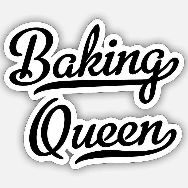 Backen Sticker Größe S (10 x 10 cm)