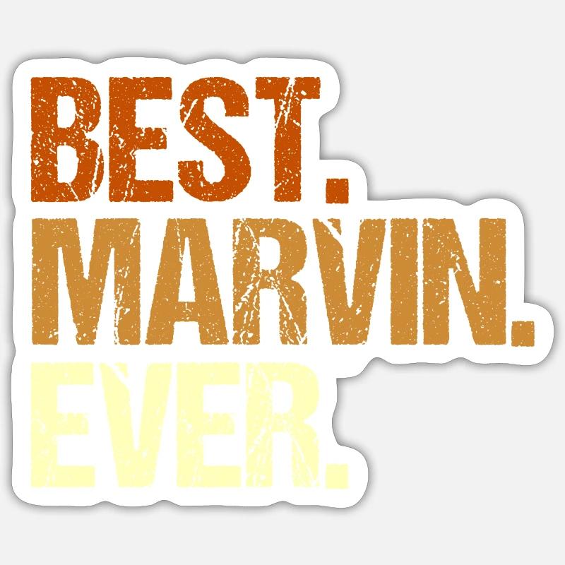 Marvin Sticker taille S (10 x 10 cm)