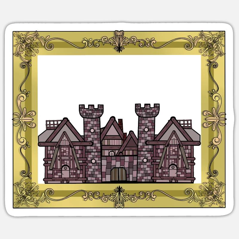 Constructeur Propriété Marktler Construire Rénover Maison Sticker taille S (10 x 10 cm)