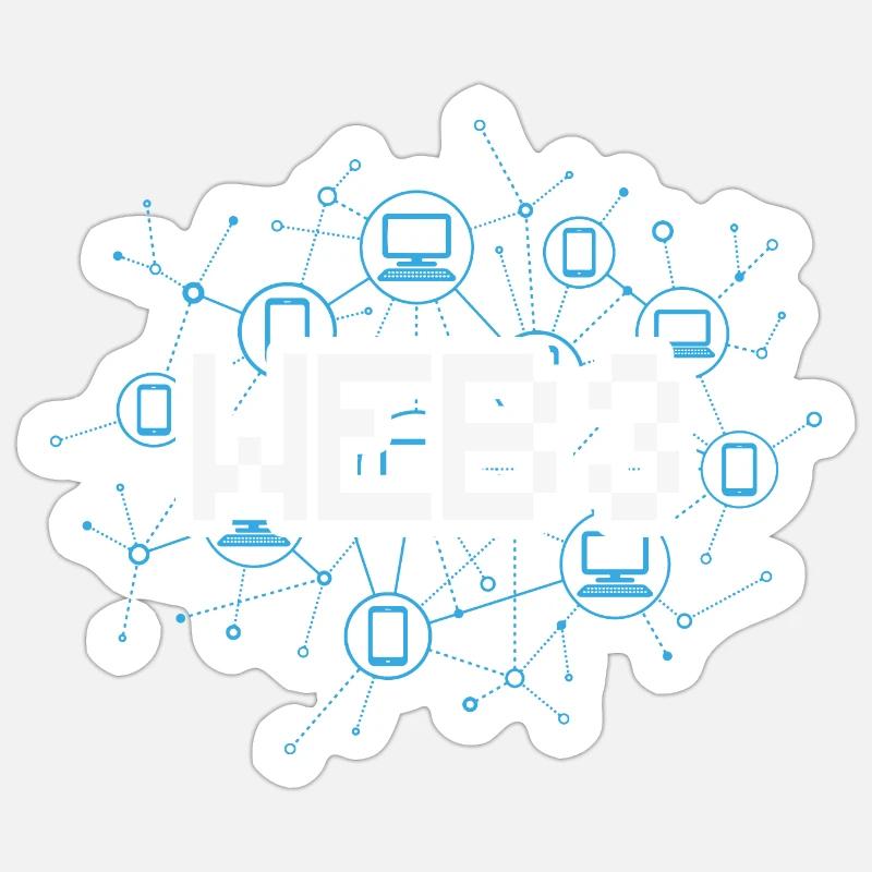 Web3 - Sticker size S (10 x 10 cm) - white matte