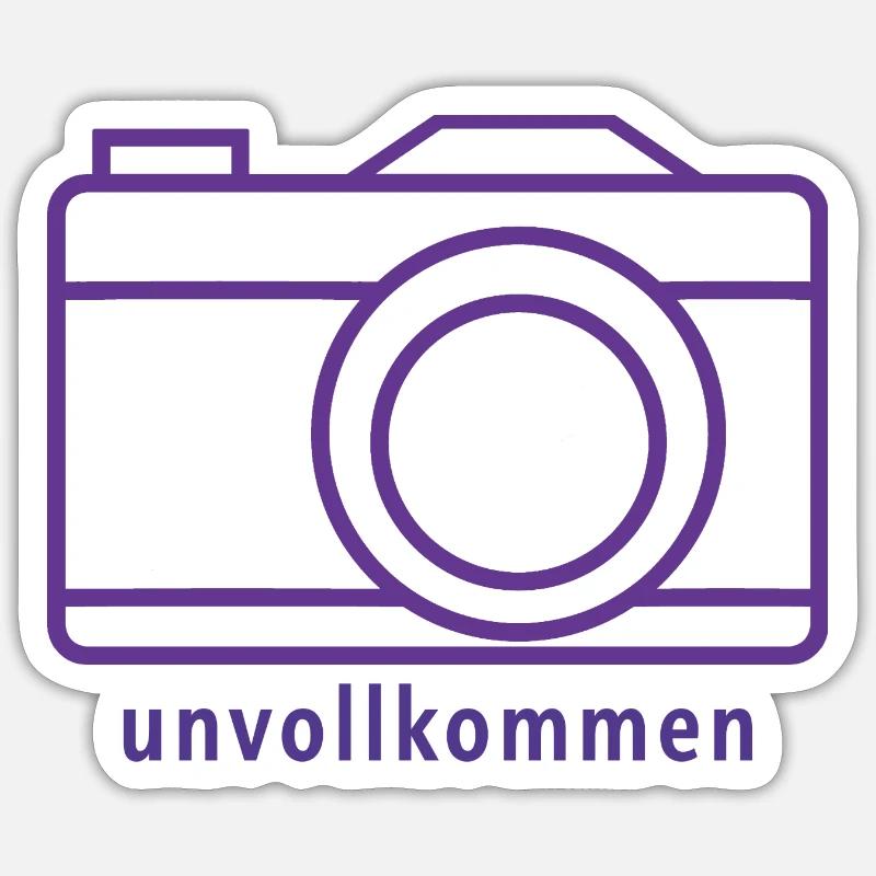 Camera - Sticker size S (10 x 10 cm) - white matte