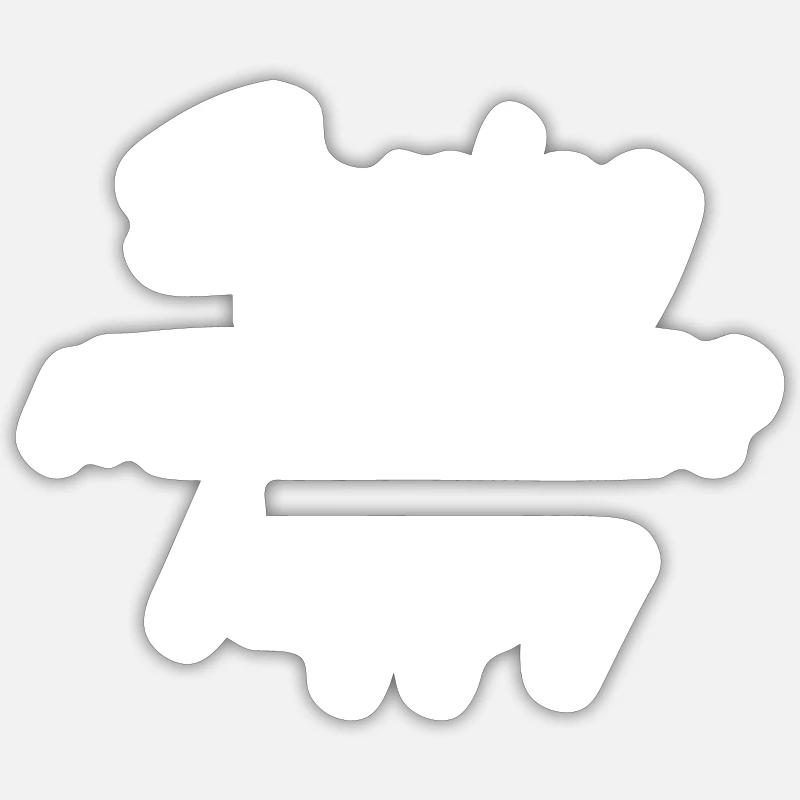 Spring makes me happy Sticker size S (10 x 10 cm)