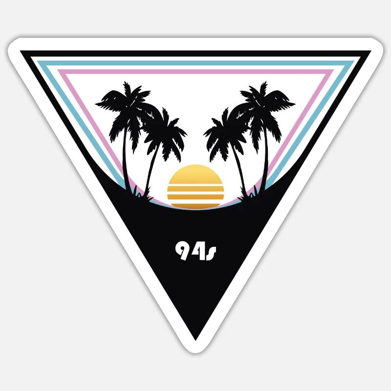 Retro Sticker Größe S (10 x 10 cm)