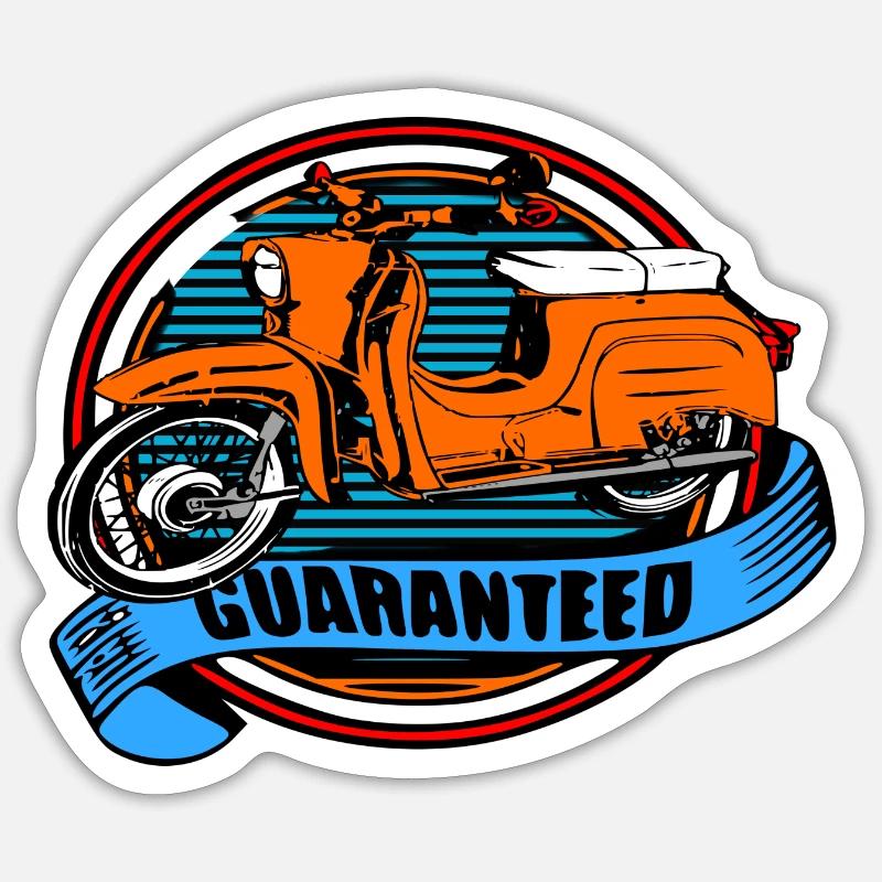 Simson KR 51 Schwalbe Cyclomoteur Sticker taille S (10 x 10 cm)