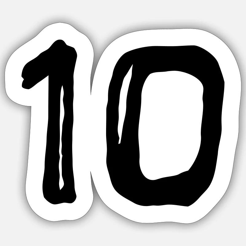 Sticker Größe S (10 x 10 cm) - 