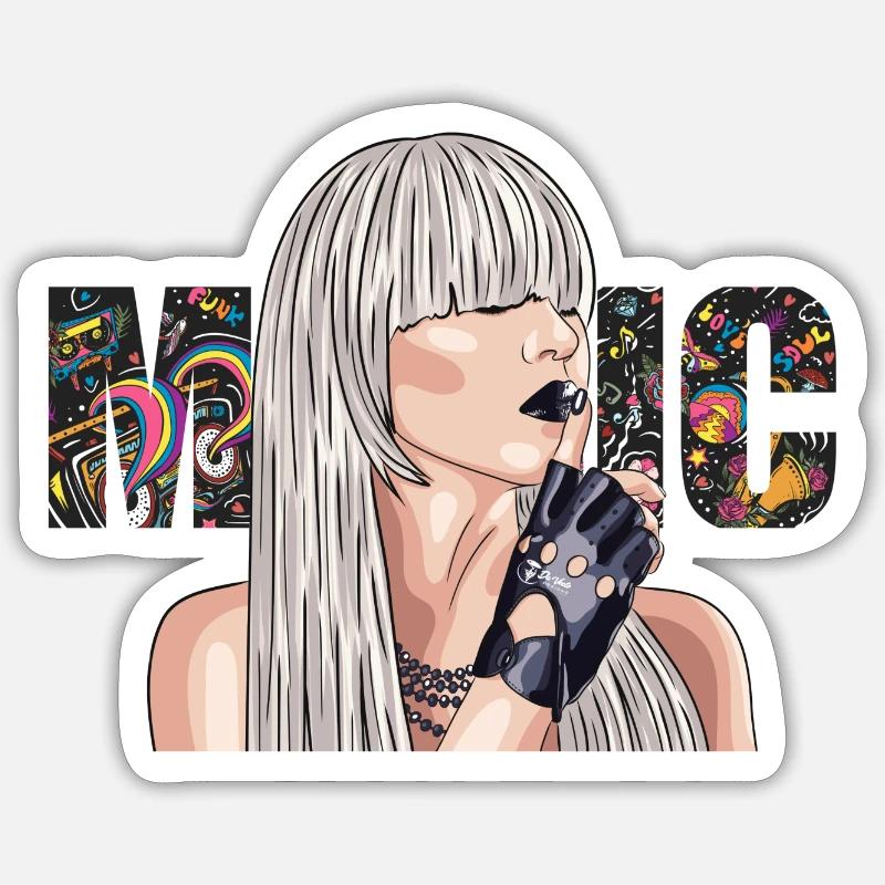 Sticker Größe S (10 x 10 cm) - 