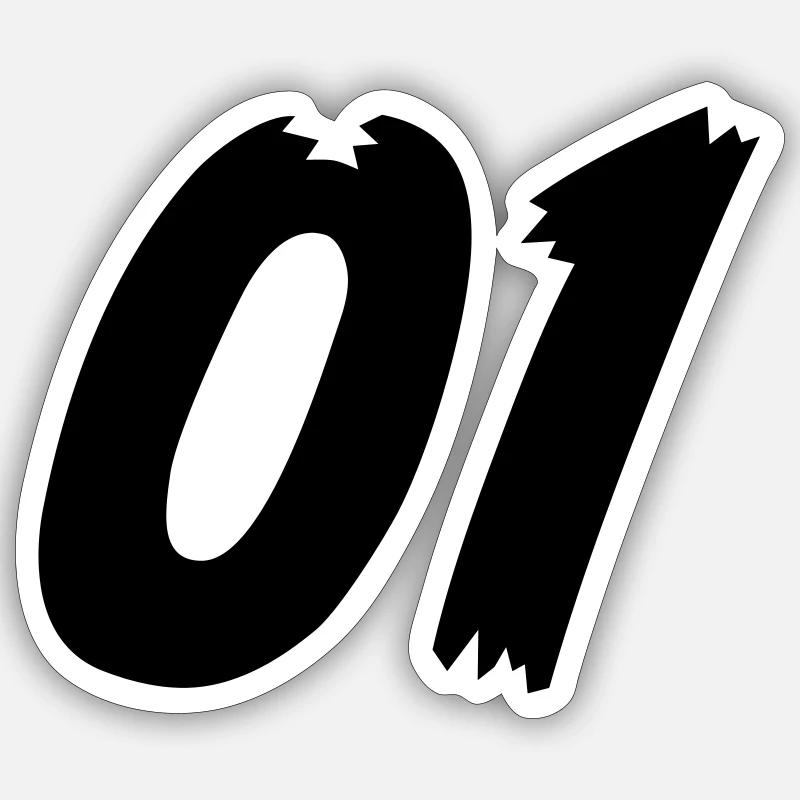 01 - Team - Sticker size S (10 x 10 cm) - white matte