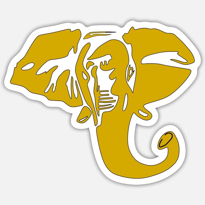 elephant Sticker size S (10 x 10 cm)