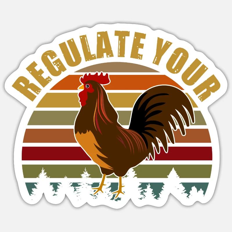 pro choice regulate your cock Sticker size S (10 x 10 cm)