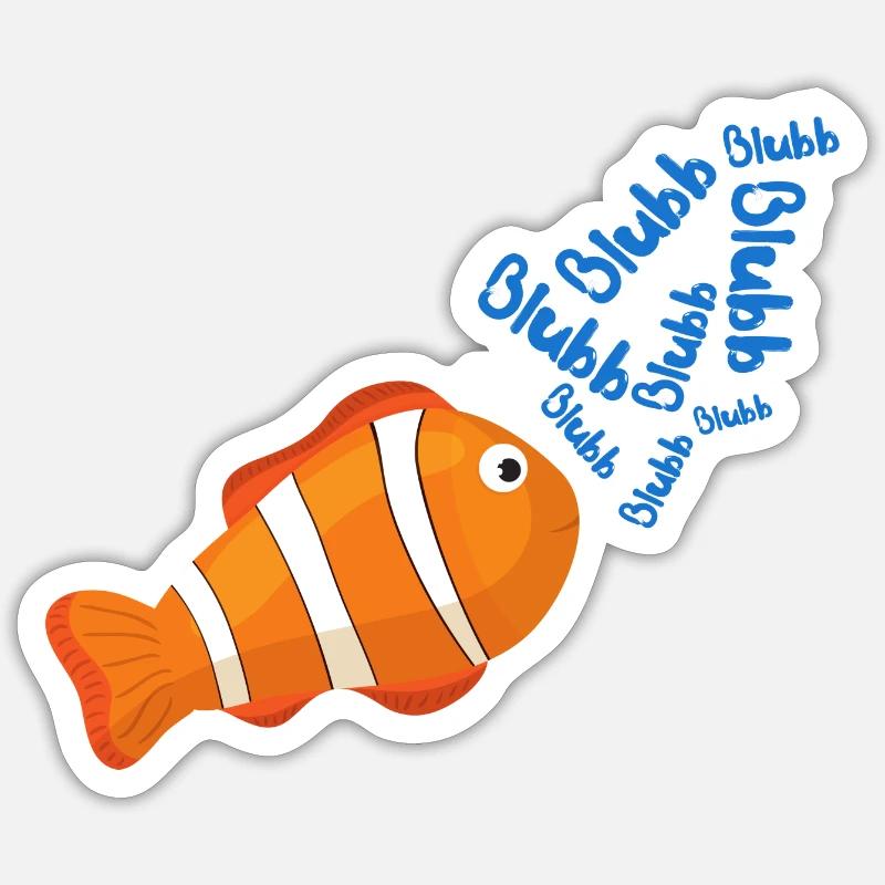 Blubb 1.0 Sticker Größe S (10 x 10 cm)
