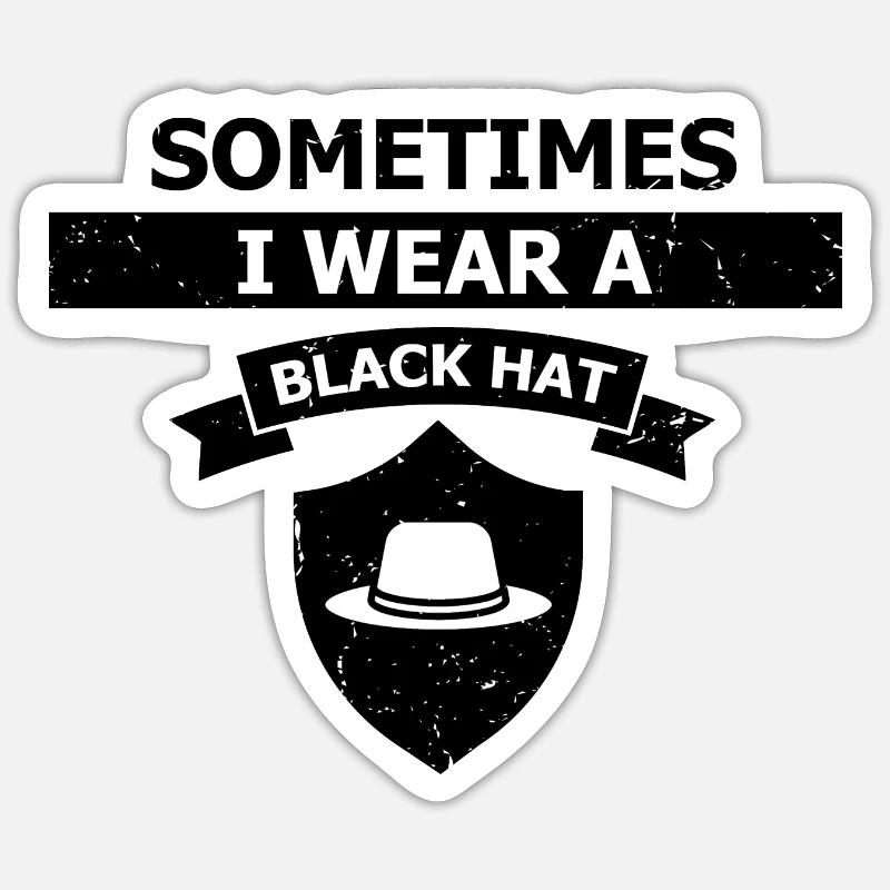 Cyber Security Design for IT Security and Hackers - Sticker size S (10 x 10 cm) - white matte