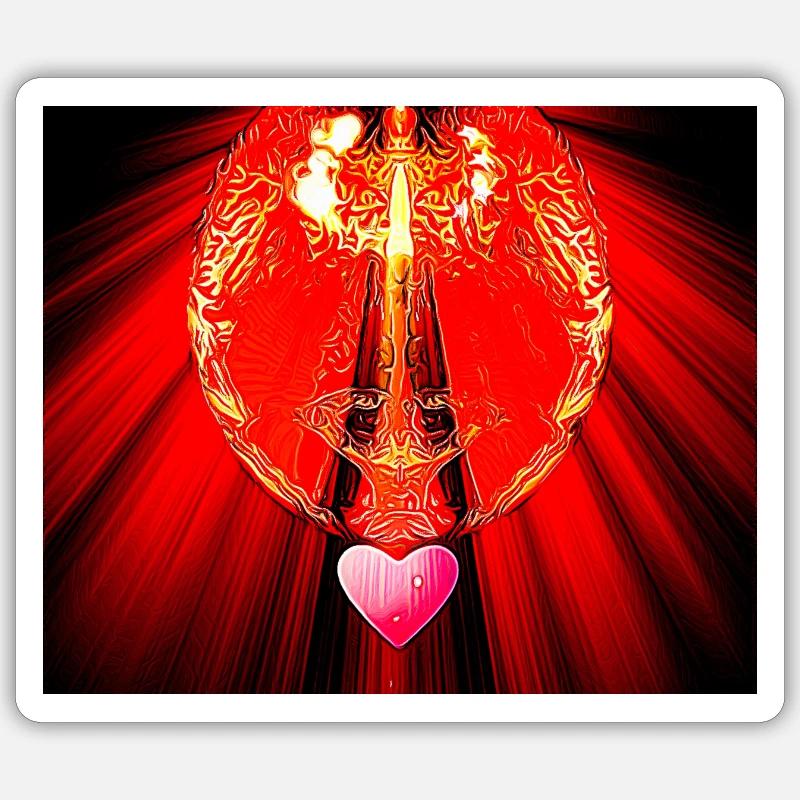 Sticker Größe S (10 x 10 cm) - 