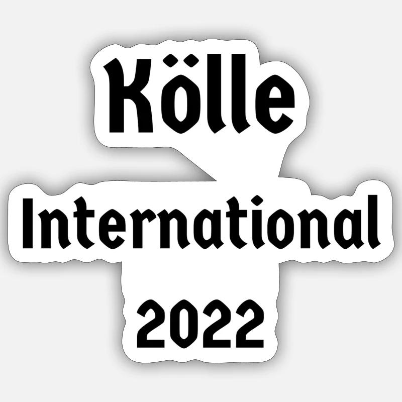 Kölle - Sticker Größe S (10 x 10 cm) - Mattweiß