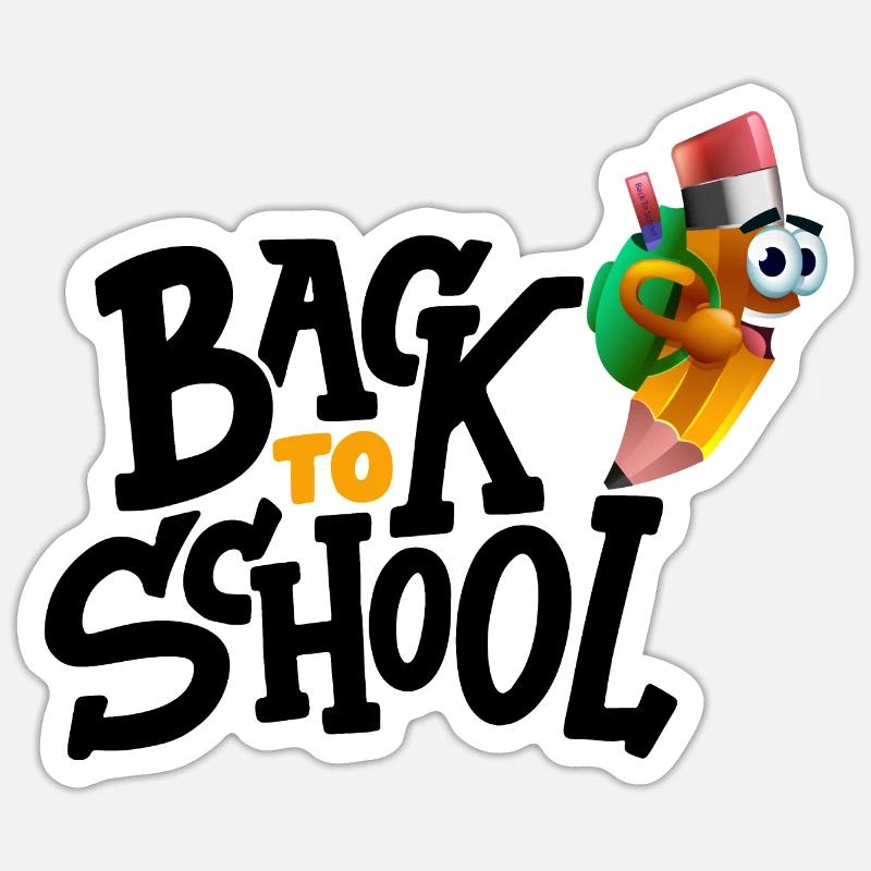 Back To School / Rentrée des Classes Sticker taille S (10 x 10 cm)