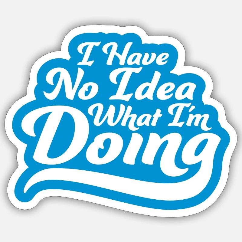 Aucune idée Sticker taille S (10 x 10 cm)