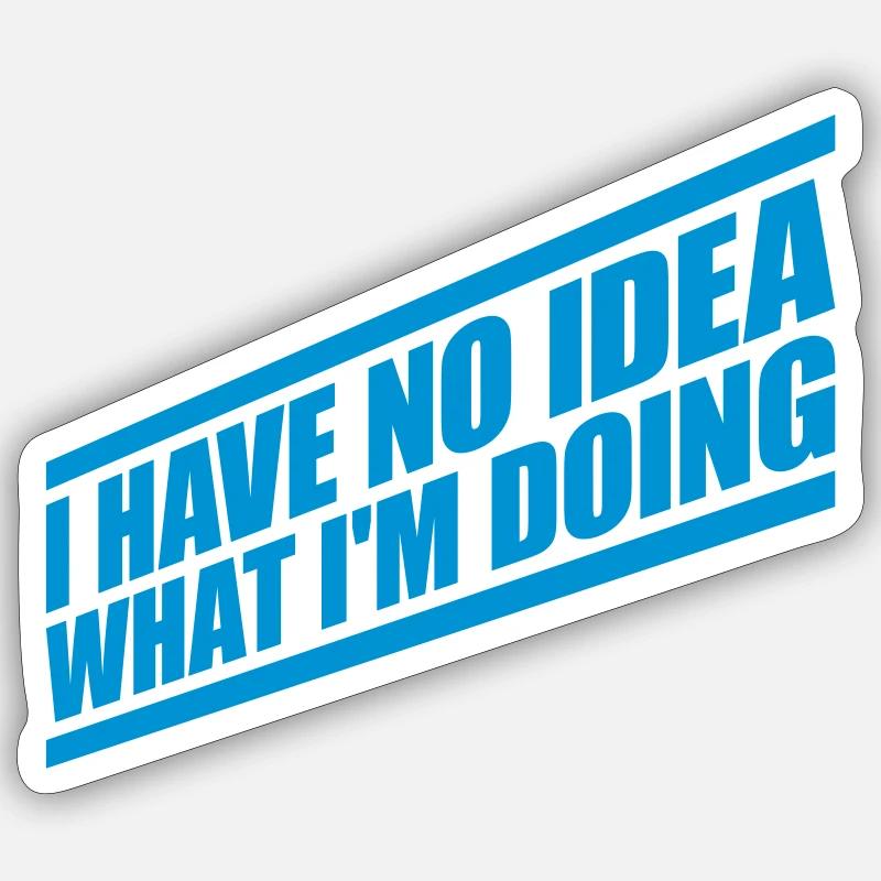 Aucune idée Sticker taille S (10 x 10 cm)