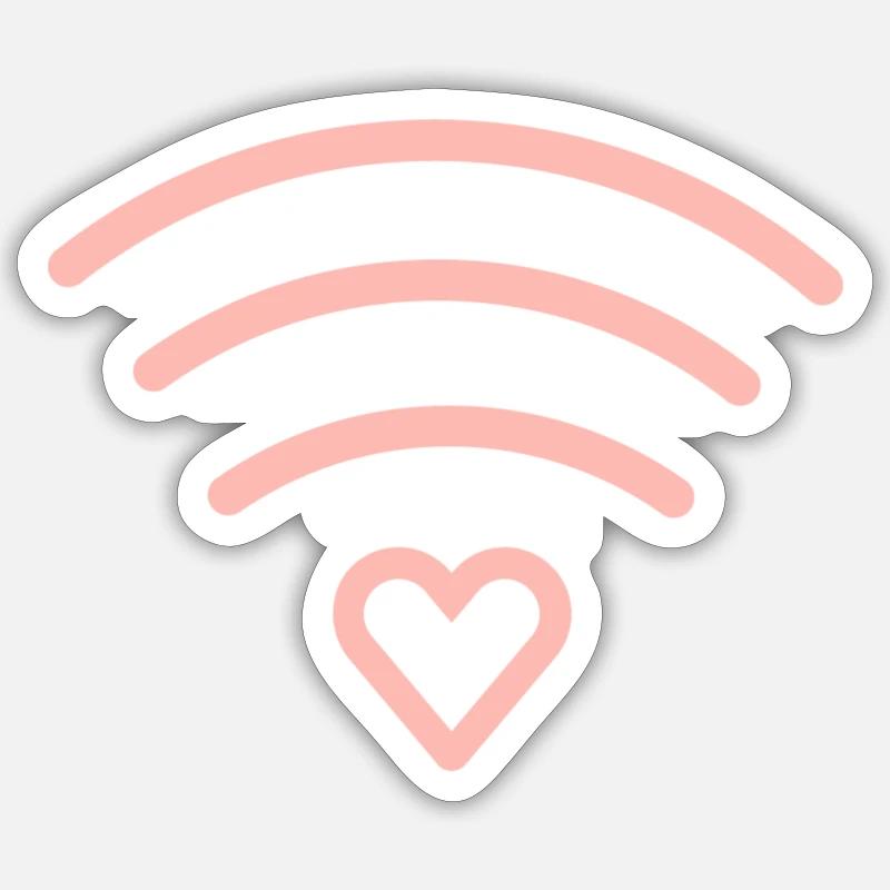 Amour d’Internet Sticker taille S (10 x 10 cm)