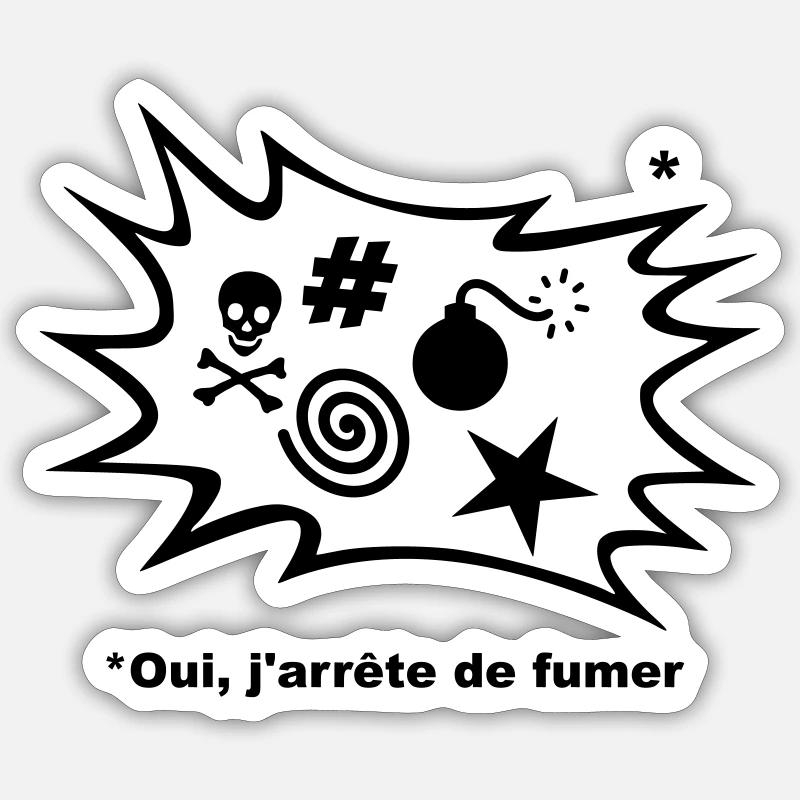 Sticker taille S (10 x 10 cm) - 