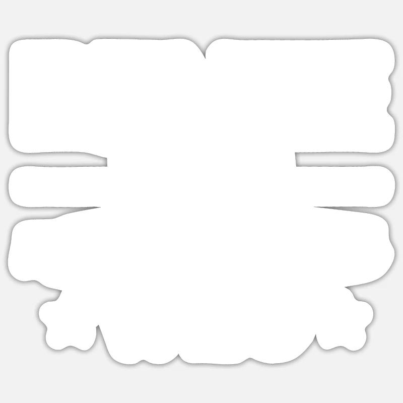 Ich Bin Dann Mal Weg Rente 2024 - Sticker Größe S (10 x 10 cm) - Mattweiß