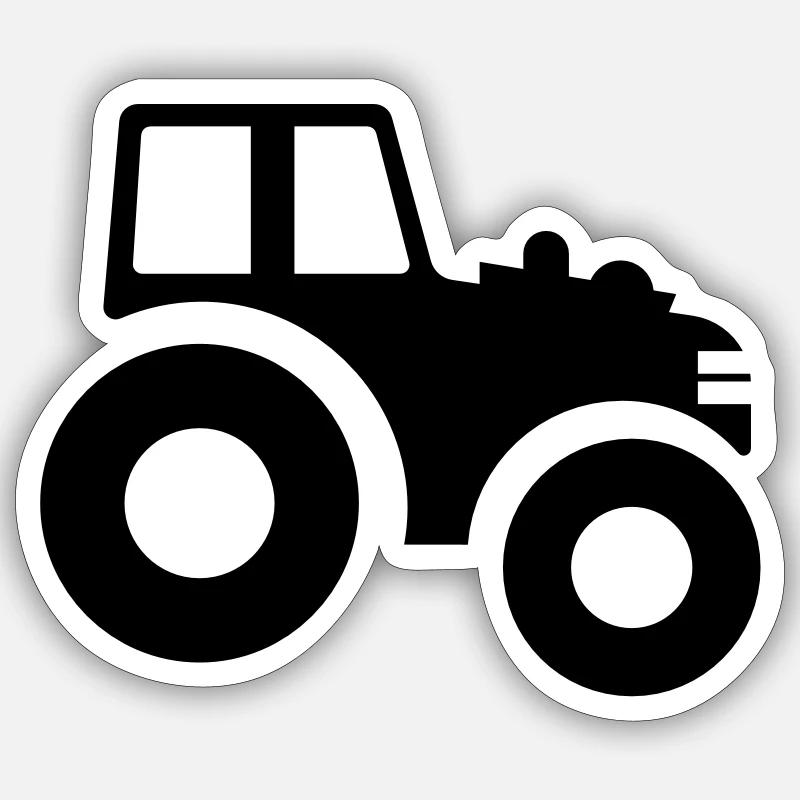Tractor symbol Sticker size S (10 x 10 cm)