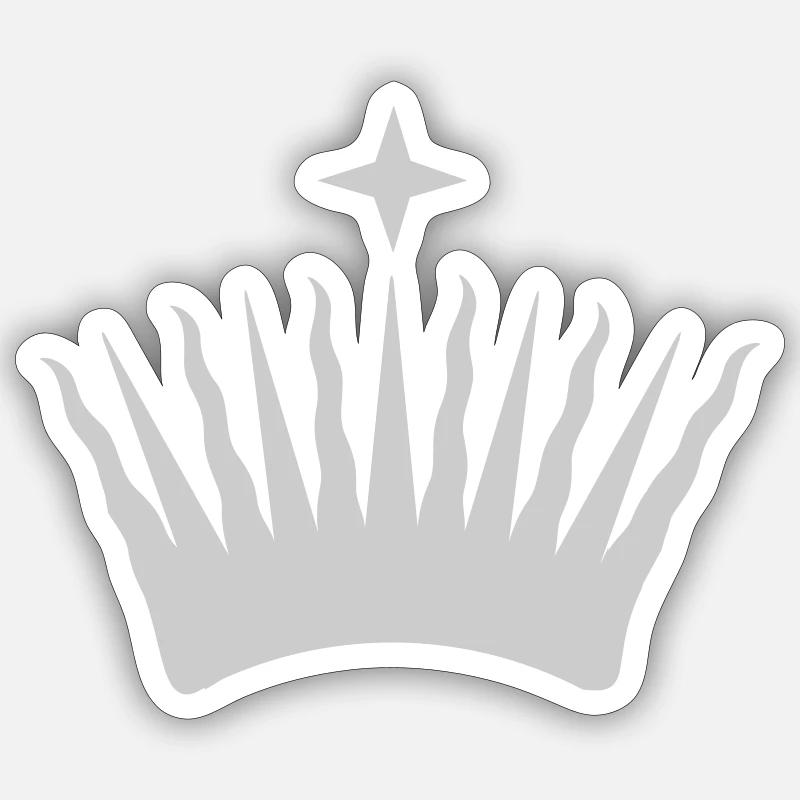 Utsjoki - Ohcejohka - Sticker Größe S (10 x 10 cm) - Mattweiß