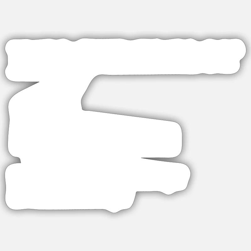 Programmierer Informatiker Programming Humor - Sticker Größe S (10 x 10 cm) - Mattweiß
