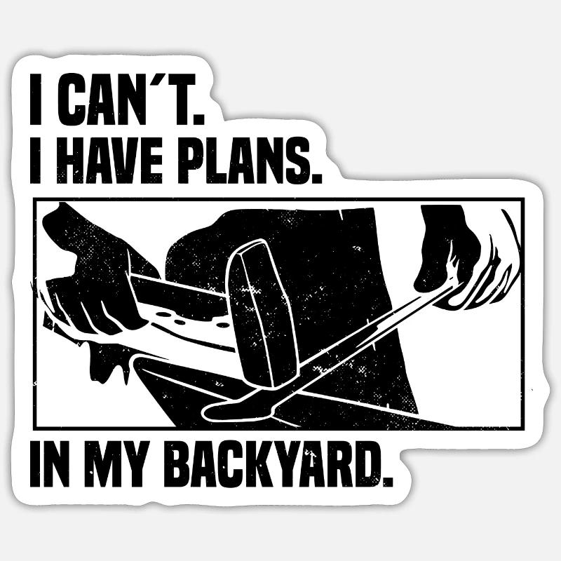 Blacksmith - Sticker size S (10 x 10 cm) - white matte