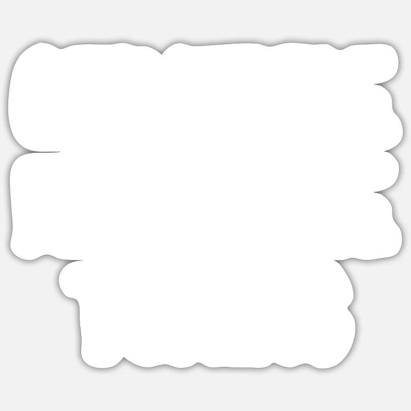 ceinture noire de tuning - Sticker taille S (10 x 10 cm) - blanc mat