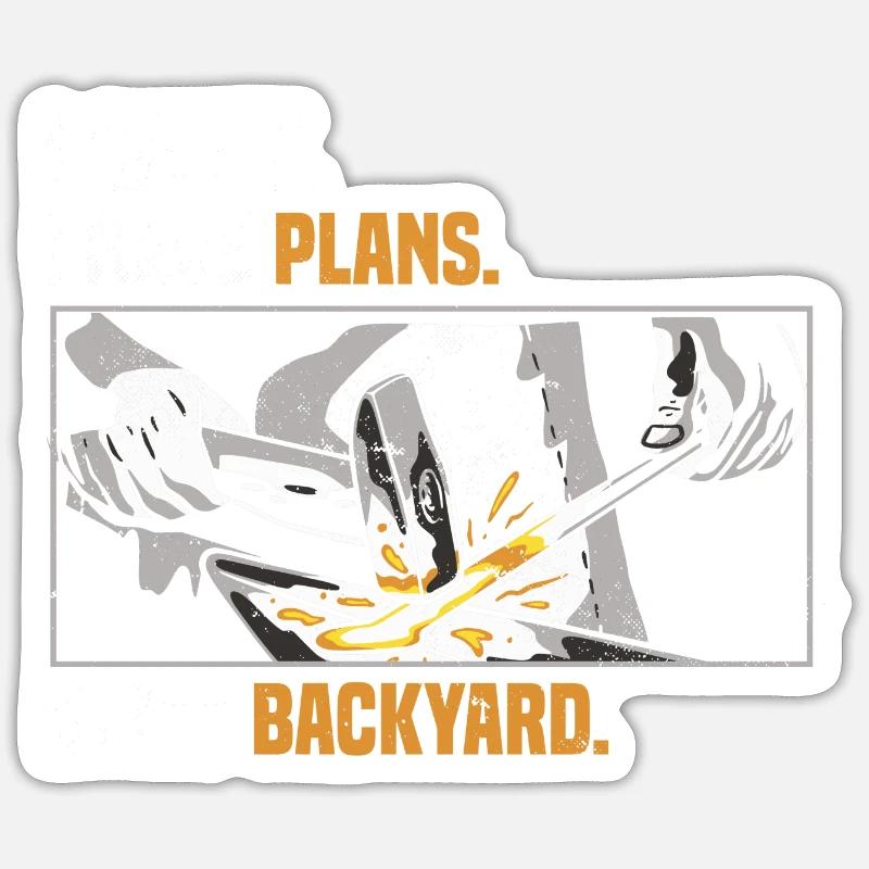 Forge - Sticker size S (10 x 10 cm) - white matte