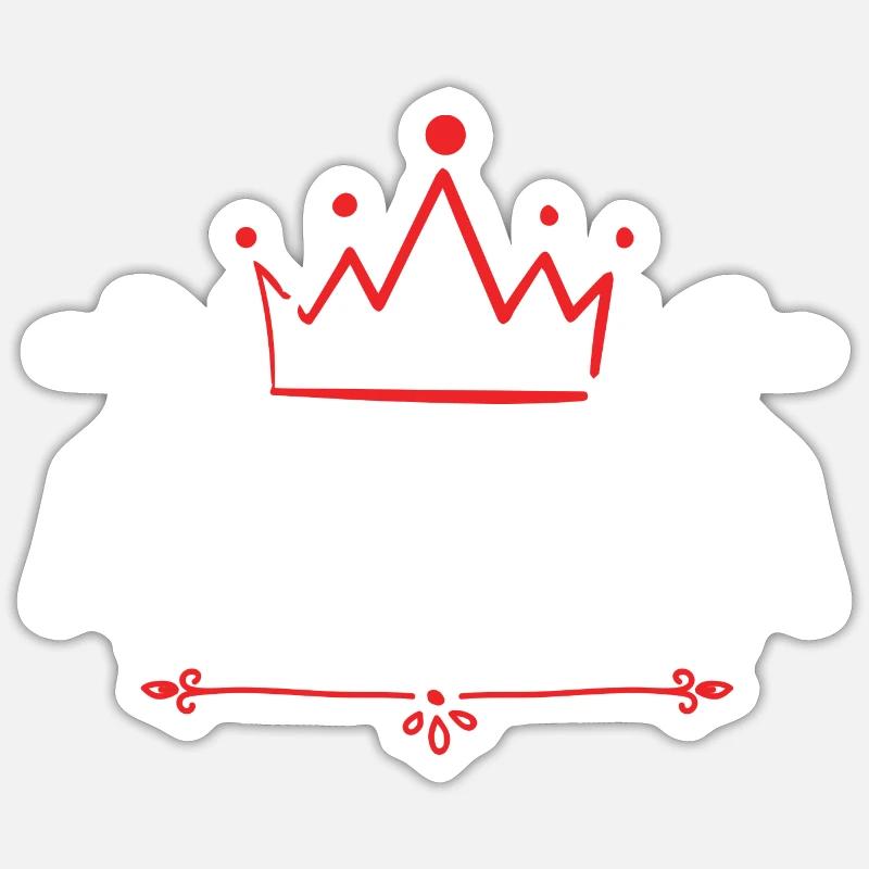 Alexandra - Sticker size S (10 x 10 cm) - white matte