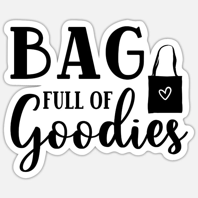 Bag Full Of Goodies Sticker size S (10 x 10 cm)