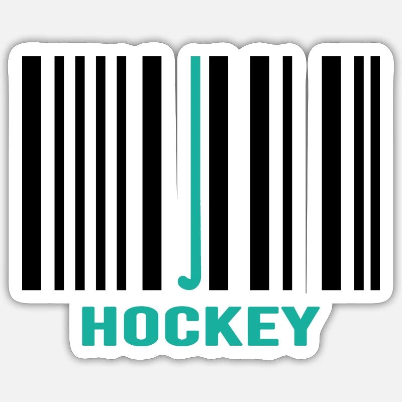 Code du hockey sur gazon Sticker taille S (10 x 10 cm)