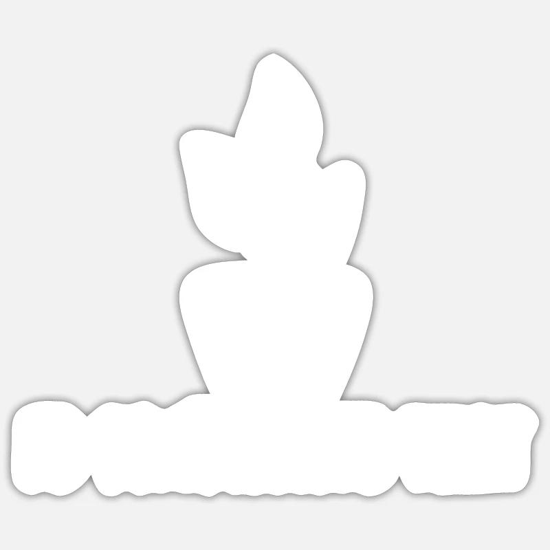 Je propagerais ça - Sticker taille S (10 x 10 cm) - blanc mat