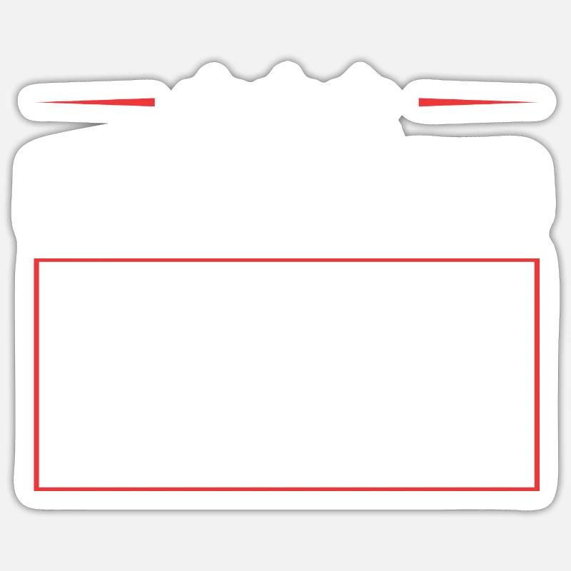 Equipe de musculation - Sticker taille S (10 x 10 cm) - blanc mat