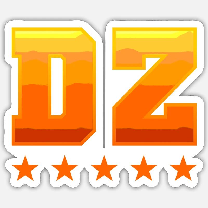 Algeria, DZ Sticker size S (10 x 10 cm)