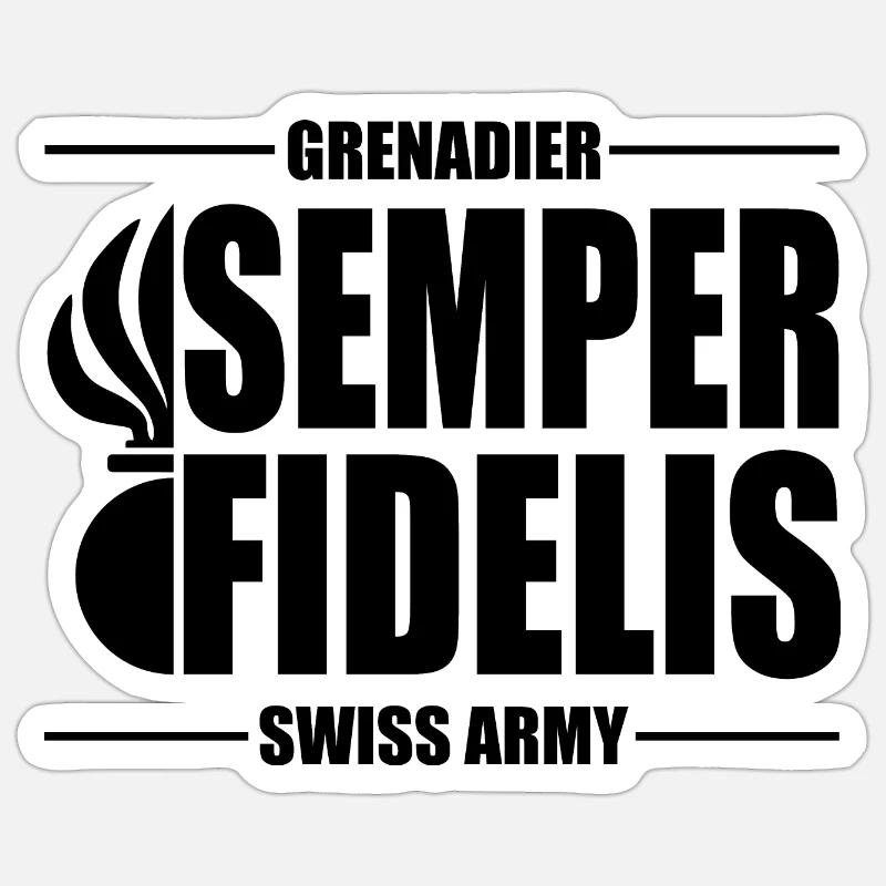 Grenadier Sticker taille S (10 x 10 cm)