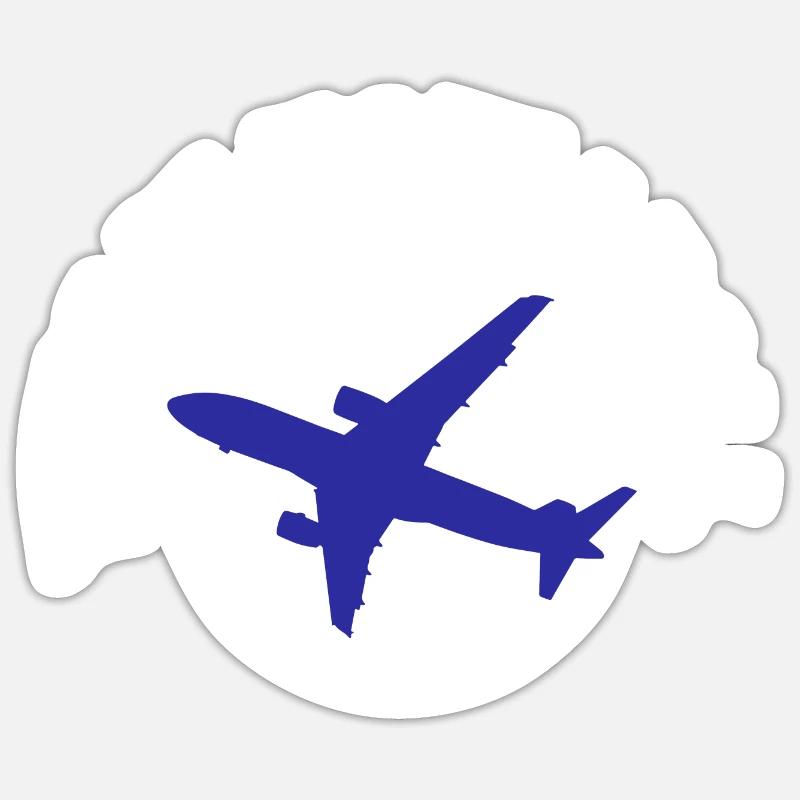 This Is How I Roll Aviation Pilot Sticker Größe S (10 x 10 cm)